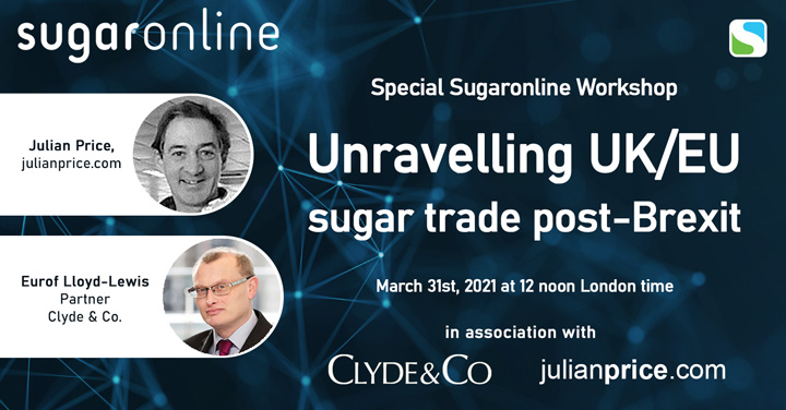 Sugaronline Workshop—Unravelling UK/EU sugar trade post-Brexit